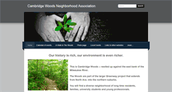 Desktop Screenshot of cambridgewoods.net